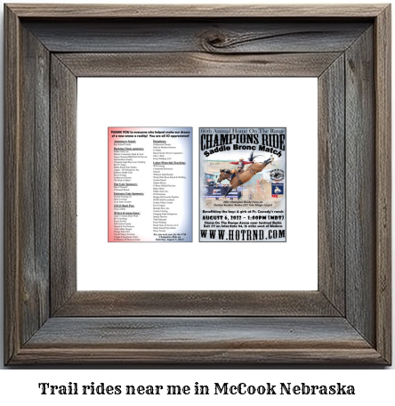 trail rides near me in McCook, Nebraska